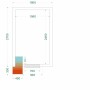 TEFCOLD - Chambre froide négative 1800 x 2700 x 2200 mm isolation 120 mm