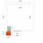 TEFCOLD - Chambre froide négative 2700 x 2700 x 2200 mm isolation 120 mm
