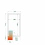 TEFCOLD - Chambre froide positive 1200 x 2100 x 2200 mm isolation 80 mm