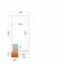 TEFCOLD - Chambre froide positive 1200 x 2400 x 2200 mm isolation 80 mm