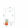 TEFCOLD - Chambre froide positive 1500 x 2100 x 2200 mm isolation 80 mm