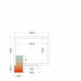 TEFCOLD - Chambre froide positive 1800 x 1500 x 2200 mm isolation 80 mm