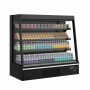 TEFCOLD - Vitrine réfrigérée pour supermarché noire basse sans porte 360 L