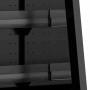 TEFCOLD - Vitrine réfrigérée pour supermarché noire basse sans porte 360 L