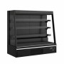 TEFCOLD - Vitrine réfrigérée pour supermarché noire basse sans porte 360 L