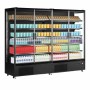 TEFCOLD - Vitrine murale noire 4 portes battantes 1529 L