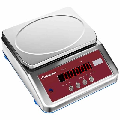DIAMOND - Balance électronique inox 4kg x 1g