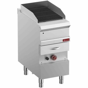 DIAMOND - Grill vapeur gaz grille en fonte double face module 1/2
