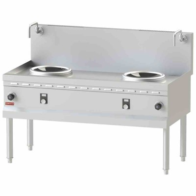 DIAMOND - Fourneau wok induction 2 zones - Ø 300 mm