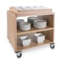 PUJADAS - Chariot distributeur de couverts cubique 82,5 cm