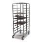 PUJADAS - Chariot double plateaux de restauration rapide 12 guides