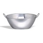 PUJADAS - Bol mélangeur à fond plat 60 cm inox 45 L