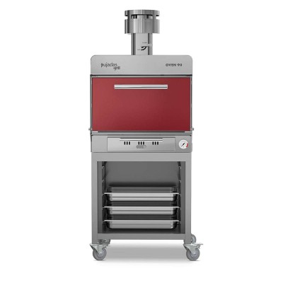 PUJADAS - Four à charbon de bois rouge Functional 90