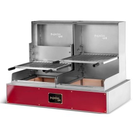 PUJADAS - Grill ouvert lite de table rouge sans brûleur grille O