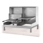 PUJADAS - Grill ouvert lite sans base réfractaire inox 1 brûleur grille O