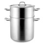 PUJADAS - Couscoussier pot inférieur Ø 28 cm et pot supérieur avec couvercle