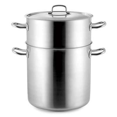 PUJADAS - Couscoussier pot inférieur Ø 35 cm et pot supérieur avec couvercle