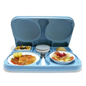 PUJADAS - Plateau isotherme en polypropylène 5 compartiments