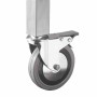 DISTFORM - 4 roulettes dont 2 avec frein pour tables H. 600 mm