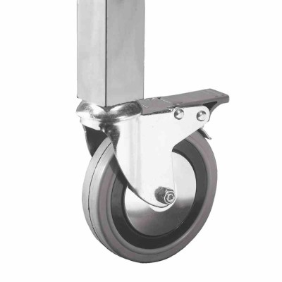 DISTFORM - 4 roulettes dont 2 avec frein pour tables H. 600 mm