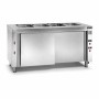 DISTFORM - Table bain-marie avec réserve 1600x700x850 GN 4/1