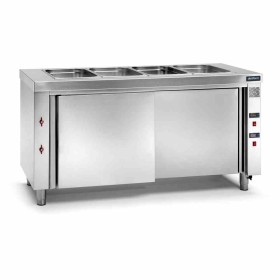 DISTFORM - Table bain-marie avec réserve 1600x700x850 GN 4/1