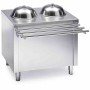 DISTFORM - Self double distributeur d'assiettes à niveau constant neutre 1000x700x850