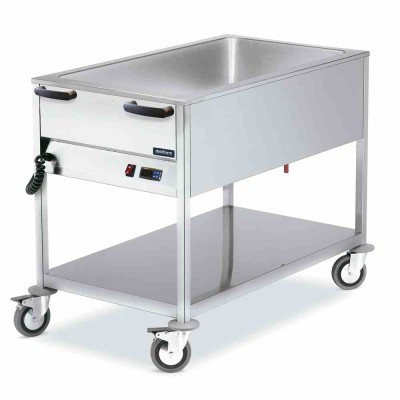 DISTFORM - Chariot bain-marie 2 GN 1/1 770x670x880