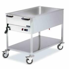 DISTFORM - Chariot bain-marie 3 GN 1/1 1095x670x880