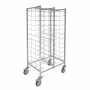 DISTFORM - Chariot à plateaux double ouvert 970x650x1720 (12 + 12 paires de glissières)