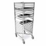 DISTFORM - Chariot emboîtable GN 2/1 670x750x1720 (18 paires de glissières)