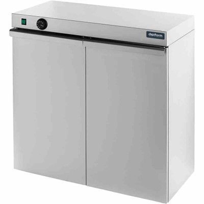 DISTFORM - Armoire chauffante double pour assiettes 790x465x850 (120 assiettes)