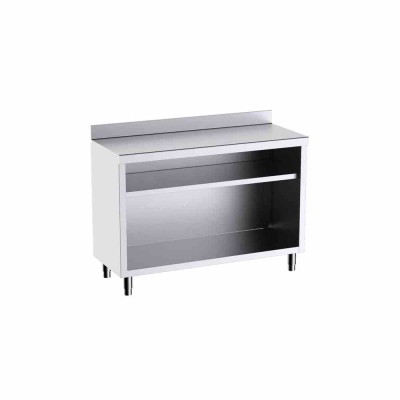 DISTFORM - Table comptoir 1500x600x1050 1 étagère intermédiaire