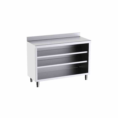 DISTFORM - Table comptoir 1500x600x1050 2 étagères intermédiaires