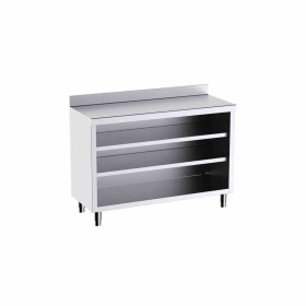 DISTFORM - Table comptoir 2500x600x1050 2 étagères intermédiaires