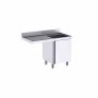 DISTFORM - Meuble à portes avec plonge L126541I 1200x600 espace pour lave-vaisselle
