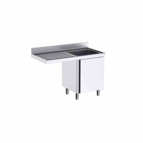 DISTFORM - Meuble à portes avec plonge L126541I 1200x600 espace pour lave-vaisselle