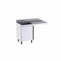DISTFORM - Meuble à portes avec plonge L147651D 1400x700 et espace pour lave-vaisselle