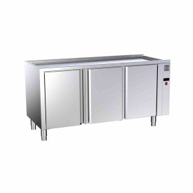 DISTFORM - Meuble chauffant 1200x700x850 2 glissières GN 1/1 portes battantes