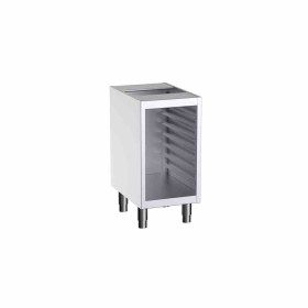 DISTFORM - Meuble adossé avec 1 support de glissières GN 1/1 - 400x700x850