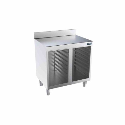 DISTFORM - Meuble adossé avec 2 supports de glissières 600x400 - 1000x700x850