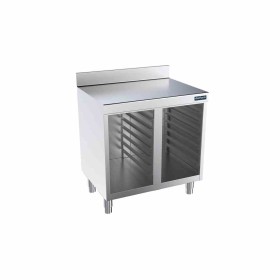 DISTFORM - Meuble adossé avec 2 supports de glissières GN 1/1 - 800x700x850
