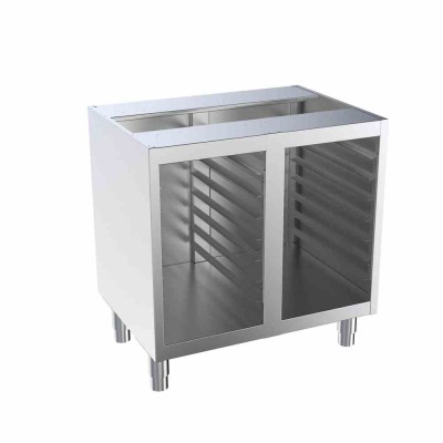 DISTFORM - Meuble avec 2 supports de glissières GN 1/1 - 800x700x850
