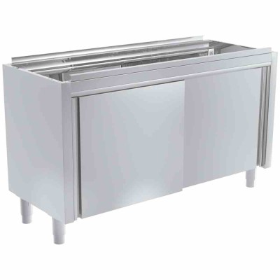 DISTFORM - Meuble avec portes 1200x700 pour bac
