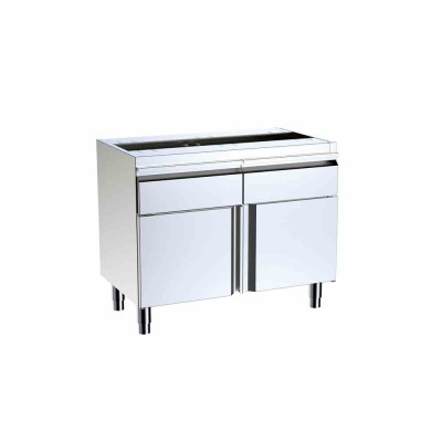 DISTFORM - Meuble avec portes battantes et tiroirs 1000x700x850