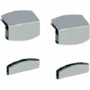 DIAMOND - Kit de 2 fixations pour vitre frontale pare haleine (4 pcs)