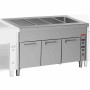 DIAMOND - Élément bain-marie sur armoire chauffante 4x GN1/1
