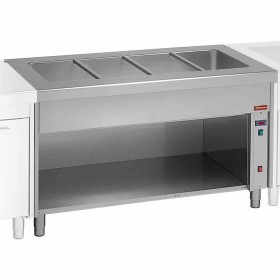 DIAMOND - Élément bain-marie sur meuble ouvert 3x GN1/1