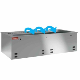 DIAMOND - Élément cuve réfrigérée, ventilée, 2x GN1/1 (sans unité)