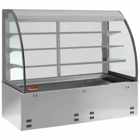 DIAMOND - Élément cuve/vitrine 3 niveaux ouverte (rideau), réfrigéré, ventilé, 2x GN1/1 (sans unité)